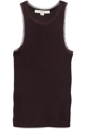 REMAIN Mesh-edge tank top