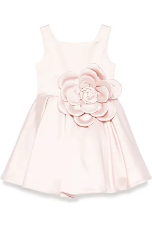 COLORICHIARI Floral-appliqu?? dress