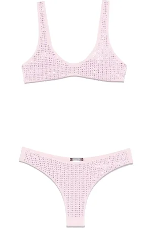 VENUJA Crystal-embellished bikini