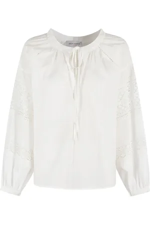 Ermanno Firenze Embroidered-detail blouse