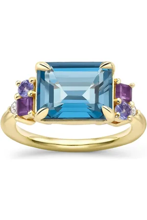 Dinny Hall 9K yellow Charli multi-stone ring