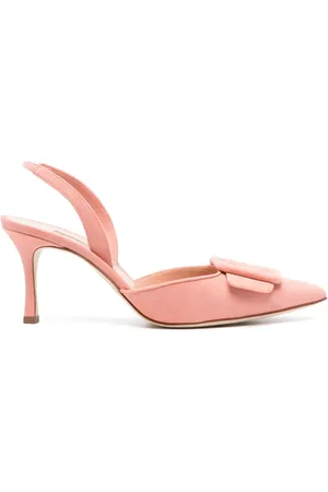 Manolo Blahnik 90m May slingback pumps