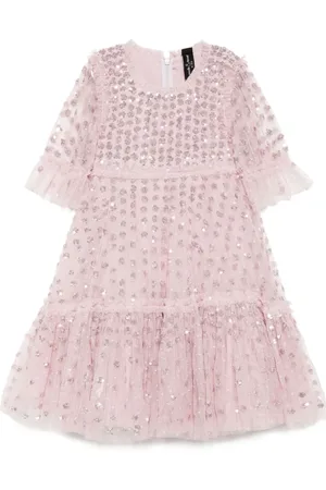 Needle & Thread Sequin-embellished dress