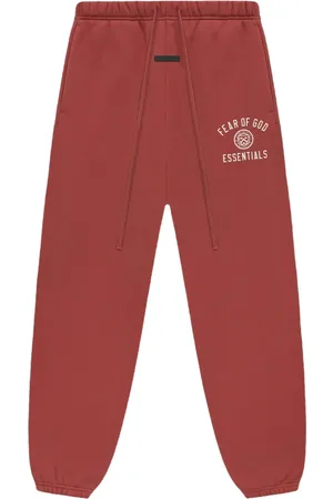 FEAR OF GOD Logo-embroidered "Crimson" track pants