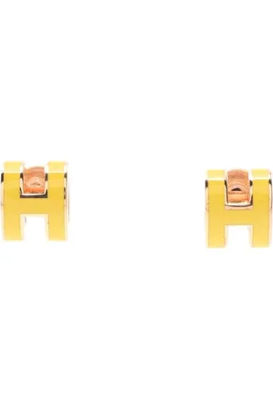 Hermès 2010s mini Pop H earrings
