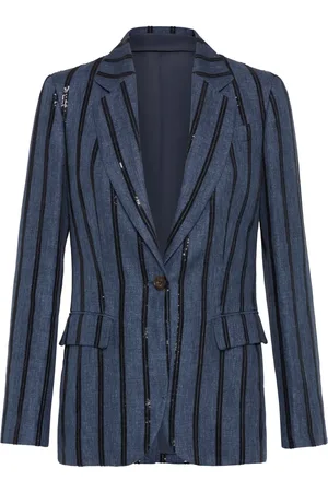 Brunello Cucinelli Sequin-embroidered blazer