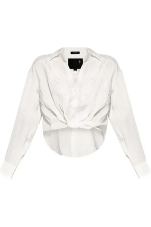 R13 Gathered-detail shirt