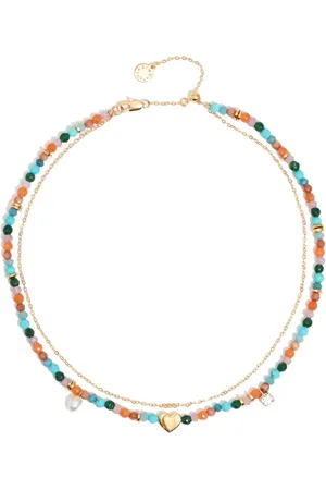 Bimba y Lola Bead-embellished necklace
