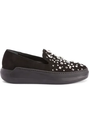 Giuseppe Zanotti Afelia crystal-embellished loafers
