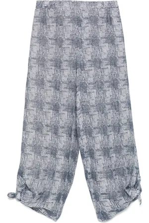 Emporio Armani Patterned-jacquard trousers