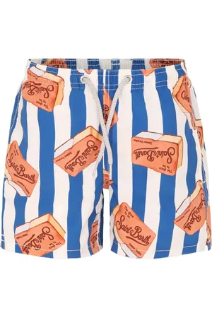 MC2 SAINT BARTH Striped swim shorts