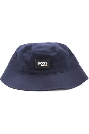 HUGO BOSS Logo-patch bucket hat