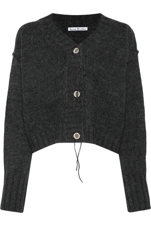 Acne Studios Logo-embroidered cardigan