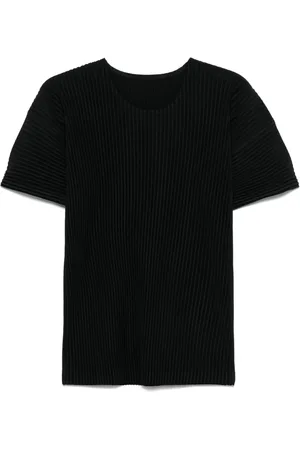 Issey Miyake Plissé-effect T-shirt