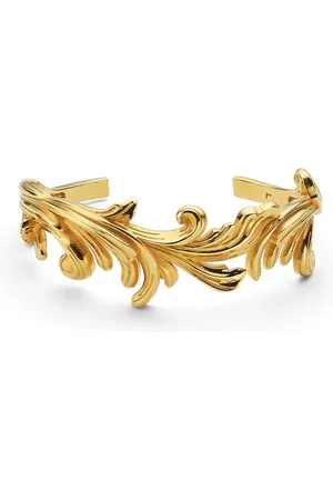 VERSACE Barocco Leaf cuff bracelet