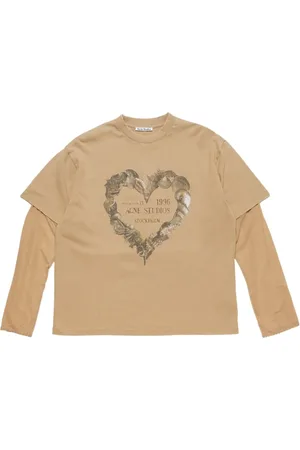 Acne Studios Layered print T-shirt