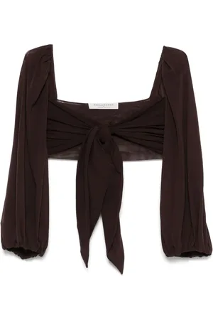 Serafini Sweetheart-neck top