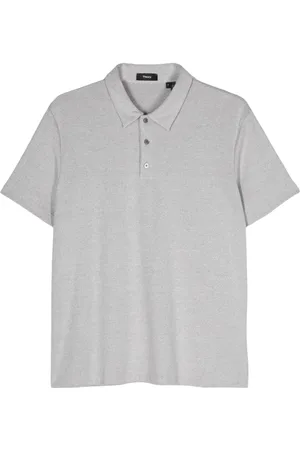 THEORY Ribbed polo shirt