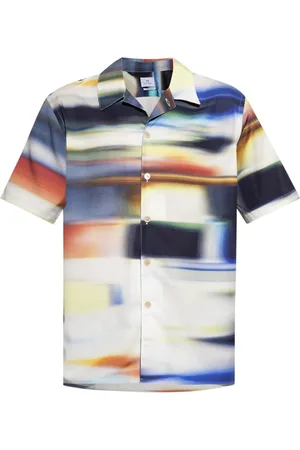 Paul Smith Motion Blur-print shirt