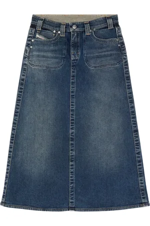 Diesel De-Pago-Mid-Re midi skirt