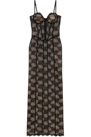 GIUSEPPE DI MORABITO Floral-lace gown