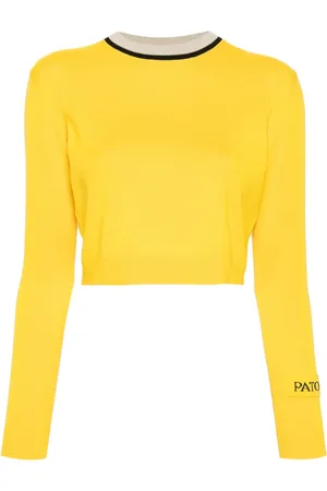 Patou Knitted cropped jumper