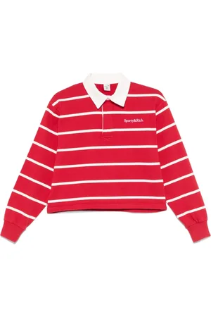 Sporty & Rich Striped polo shirt