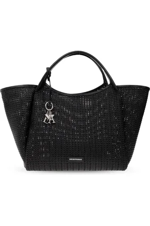 Emporio Armani Logo charm-detailing tote bag