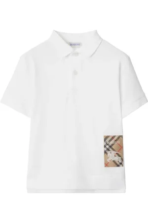 Burberry Check Label polo shirt