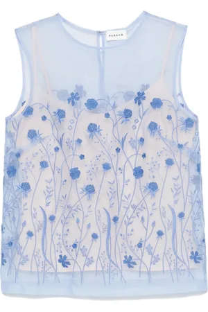 P.A.R.O.S.H. Floral-embroidery top