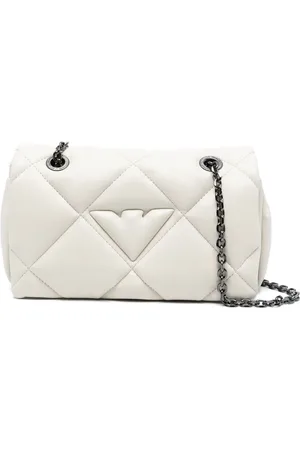Emporio Armani Logo-embossed faux-leather crossbody bag