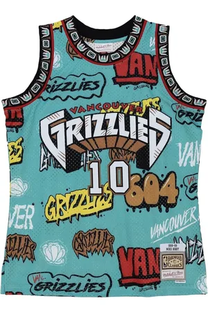 Mitchell & Ness "NBA Grizzlies 1998 Mike Bibby" Slap Sticker Swingman jersey vest top