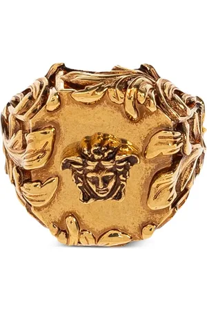 VERSACE Logo-plaque ring