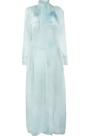 MATÉRIEL by Aleksandre Akhalkatsishvili Sheer floor-length shirt
