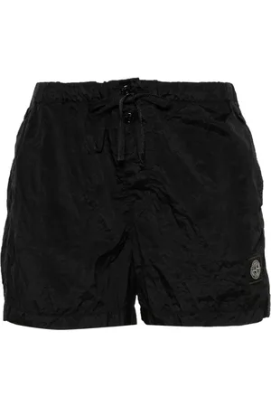 Stone Island Compass-patch swim shorts
