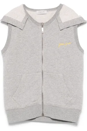 Golden Goose Logo-patch hooded vest