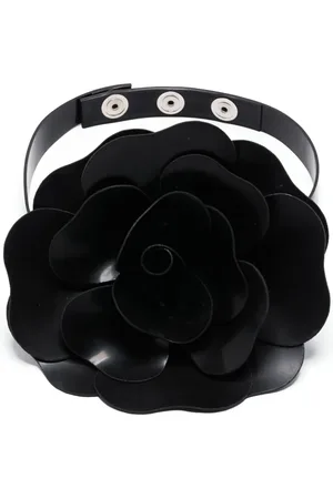 Serafini Floral-appliqu?? chocker necklace