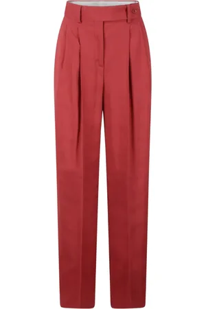 Alberta Ferretti Pleated wide-leg trousers