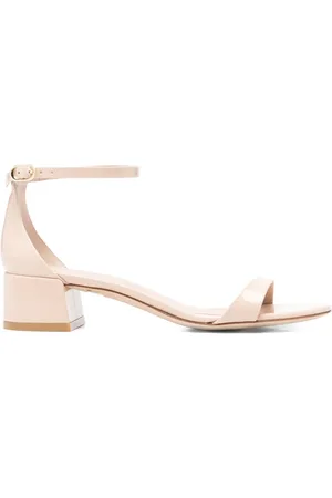 Stuart Weitzman 40mm patent sandals