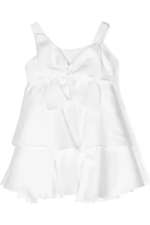 Lapin House Bow-detail flared dress