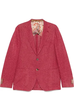Etro Waffle-knit blazer