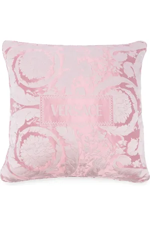 VERSACE Barocco silk-linen cushion (43cm x 43cm)