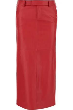 Armarium Leather column skirt