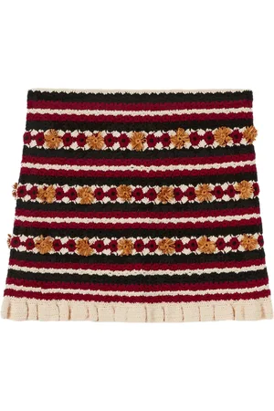 Claudie Pierlot Crochet-knit skirt