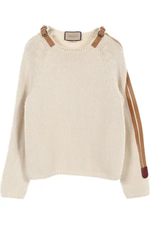 Gucci 2000s buckle-strap sweater