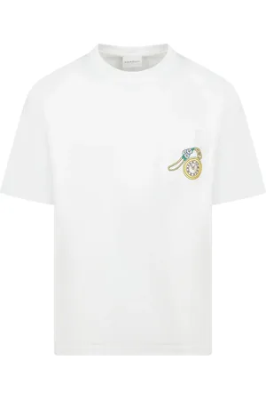 Drôle de Monsieur Embroidered-detail T-shirt