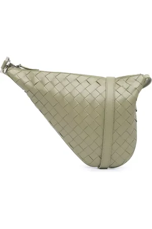Bottega Veneta 2012-2024 Small Leather Intrecciato Virgule crossbody bag