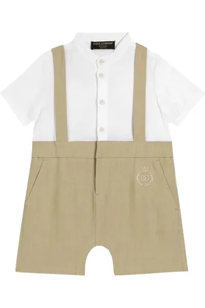 Dolce & Gabbana Logo-embroidered romper
