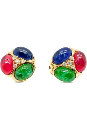 JENNIFER GIBSON JEWELLERY 1980s Grossé clip-on earrings