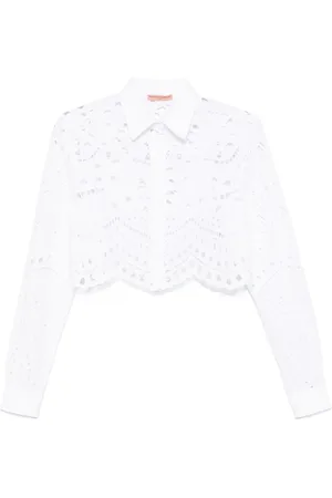 ERMANNO SCERVINO Broderie anglaise shirt